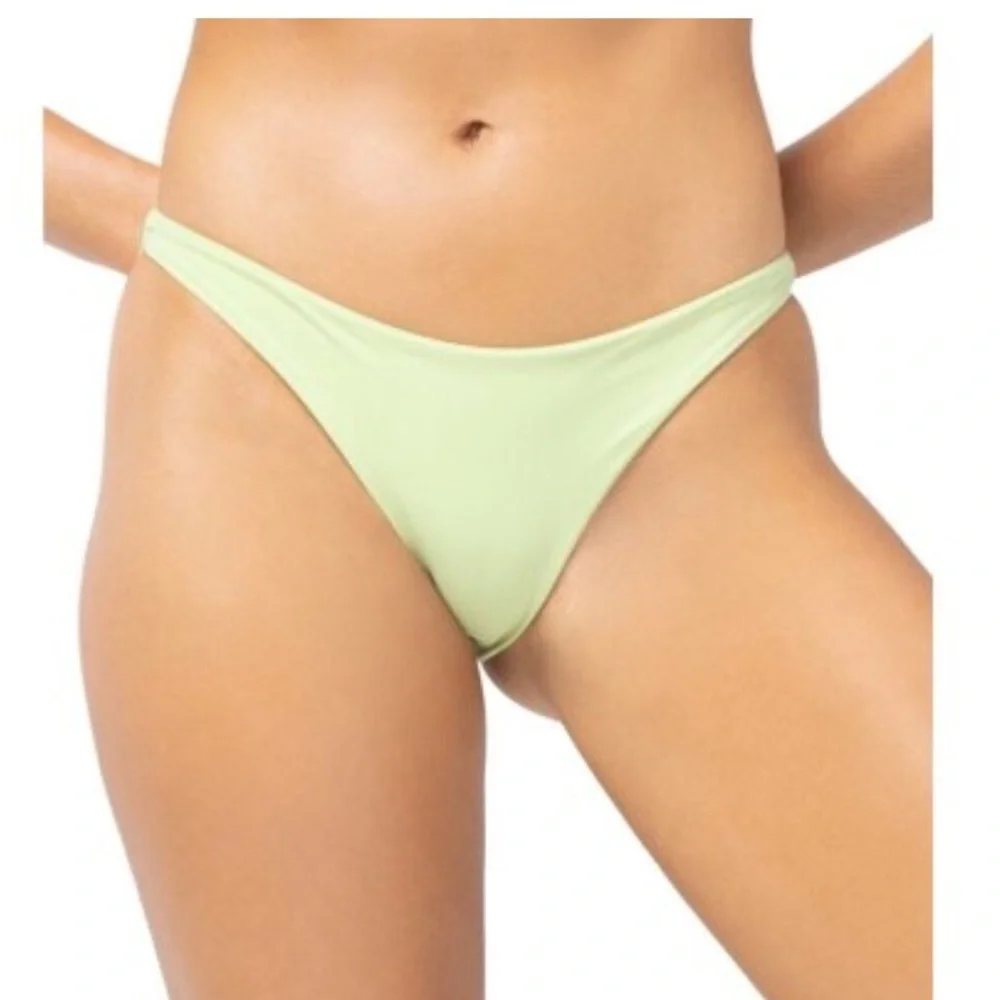L*Space NWT Camacho Bikini swimsuit Bottoms - Green L